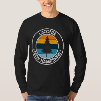 Laconia New Hampshire NH USA City Pride Retro Suns T-Shirt