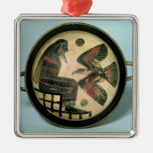 Laconian Schale, die Zeus und den Adler darstellt Ornament Aus Metall