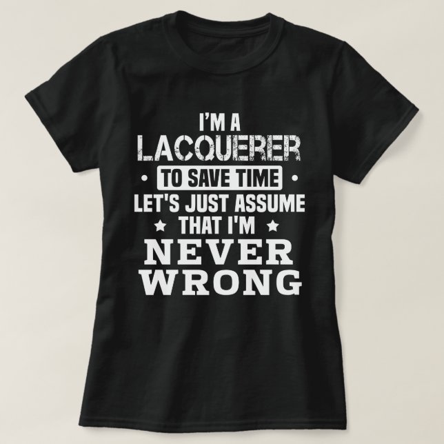 Lacquerer T-Shirt (Design vorne)