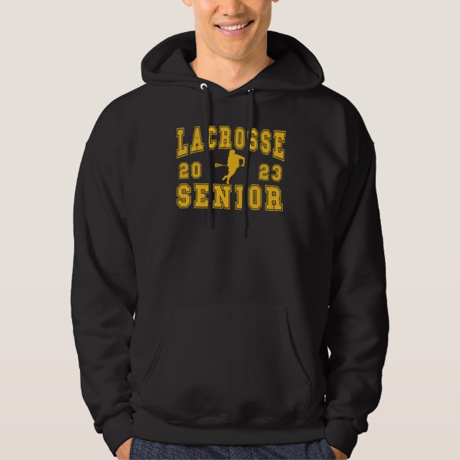 Lacross Senior Night Lacross Senior 2023 Graduatio Hoodie (Vorderseite)
