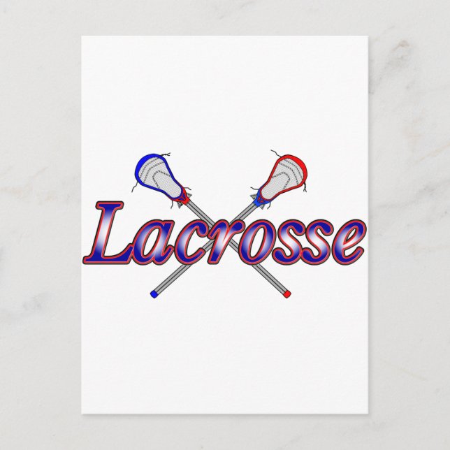 Lacrosse2 Postkarte (Vorderseite)