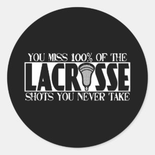 Lacrosse a NeverShoot Aufkleber
