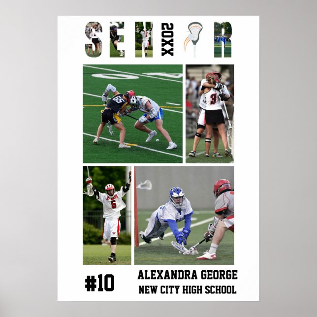 Lacrosse-Abschlussfeier der Senioren Poster (Vorne)
