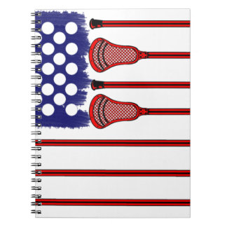 Lacrosse-Amerika-Spiel Notizblock