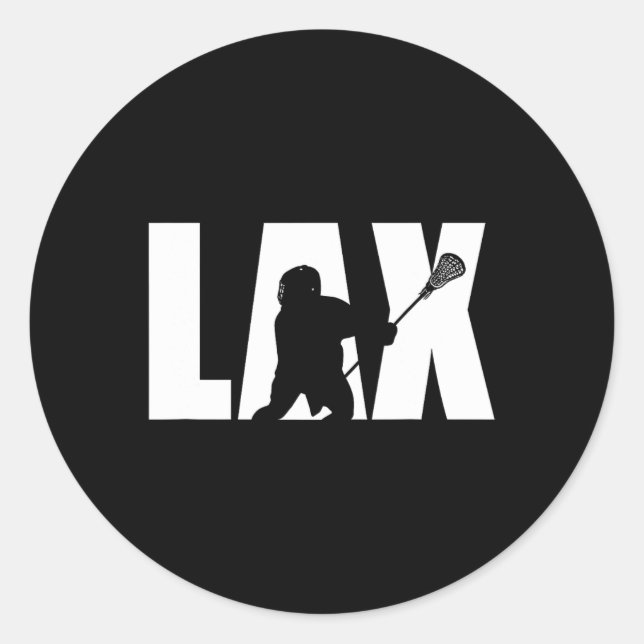 Lacrosse Apparel - Lacrosse 10 Runder Aufkleber (Vorderseite)