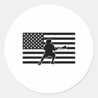 Lacrosse Apparel - Lacrosse Runder Aufkleber