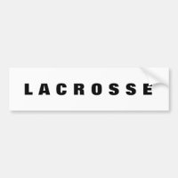 Lacrosse Autoaufkleber