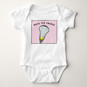 Lacrosse-Baby-T-Shirt Baby Strampler