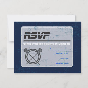 LACROSSE Bar Bat Mitzvah Einladungskarte Einladung