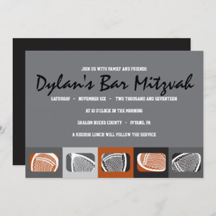 LACROSSE Bar Mitzvah Einladung