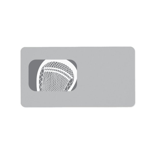 LACROSSE Bat Bar Mitzvah Matching Rücksendeadresse Adressaufkleber (Vorne)