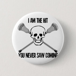 Lacrosse bin ich der Schlag Button
