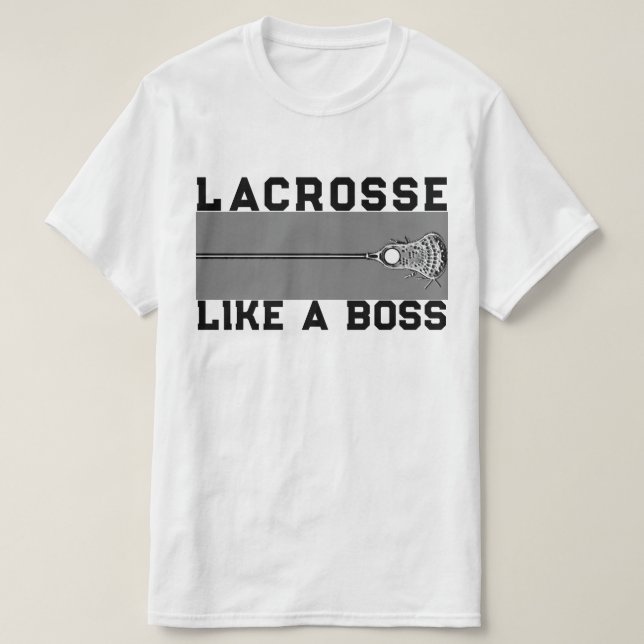 Lacrosse Boss Sports T - Shirt (Design vorne)