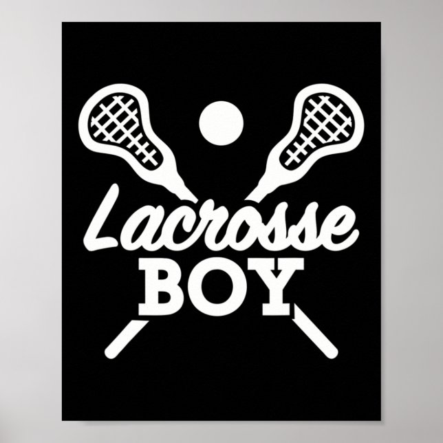 Lacrosse Boy Poster (Vorne)