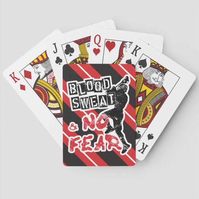 Lacrosse Cards für Blut, Schweiß und keine Angst Spielkarten (Rückseite)