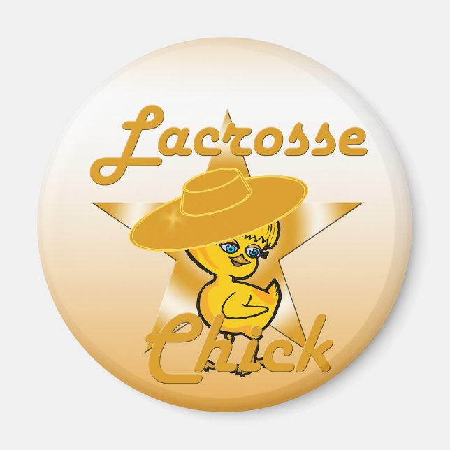 Lacrosse Chick #10 Magnet (Vorne)