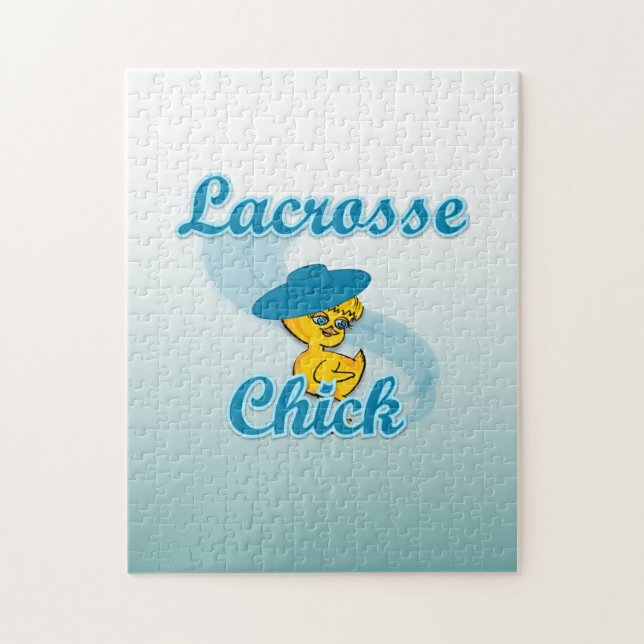 Lacrosse Chick #3 Puzzle (Vertikal)