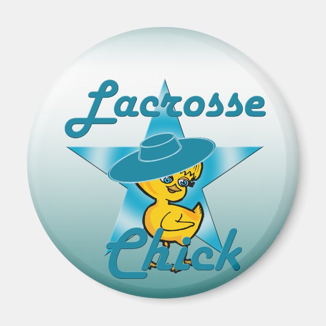 Lacrosse Chick #7 Magnet (Vorne)