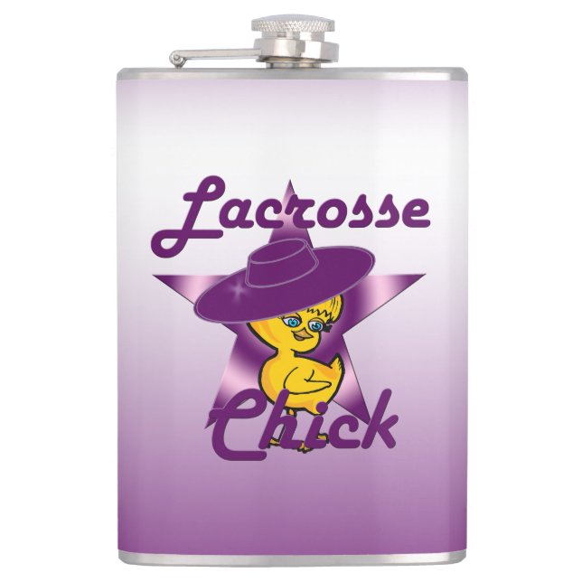 Lacrosse Chick Flachmann (Vorderseite)
