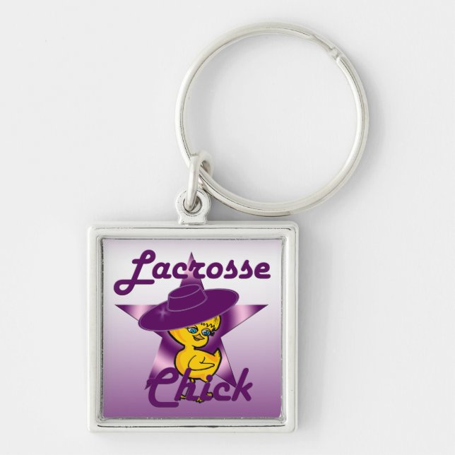 Lacrosse Chick Schlüsselanhänger (Vorne)