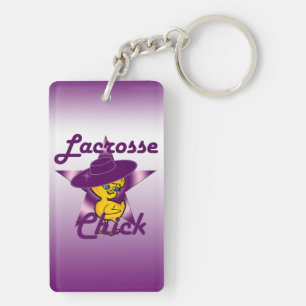Lacrosse Chick Schlüsselanhänger
