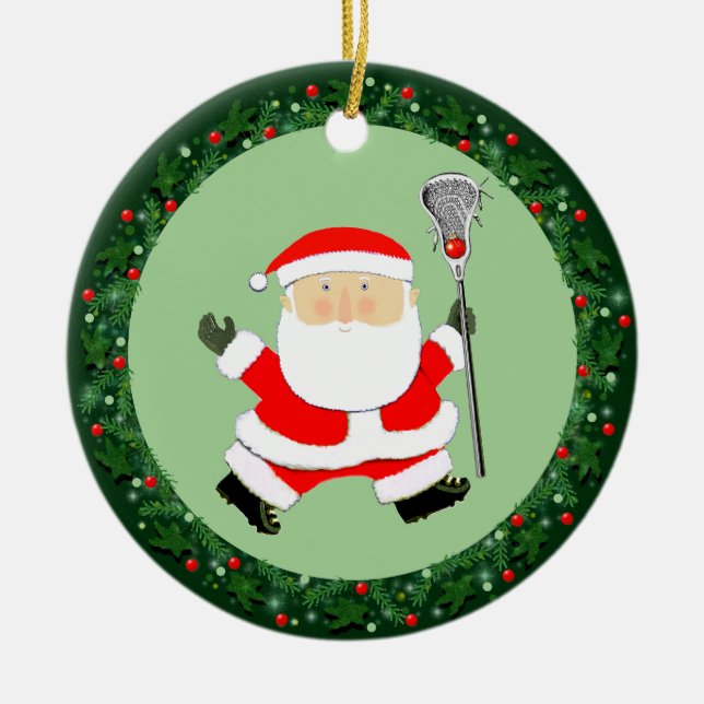 Lacrosse Christmas Collectible 2025 Keramik Ornament (Vorne)