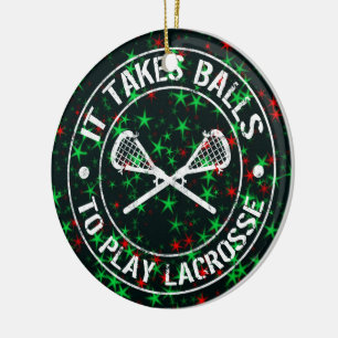 Lacrosse Christmas Tree Ornament Decoration