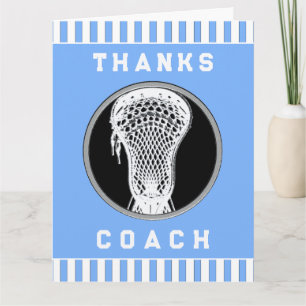 Lacrosse Coach Dankeskarte