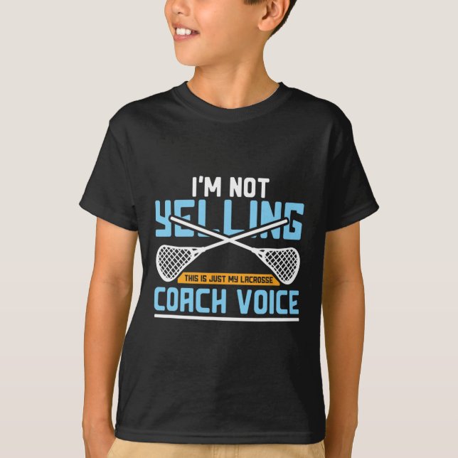 Lacrosse Coach Geschenk Lax Sticks Funny Coach Sti T-Shirt (Vorderseite)