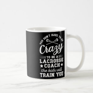 Lacrosse Coach Lacrosse Gecoacht Kaffeetasse