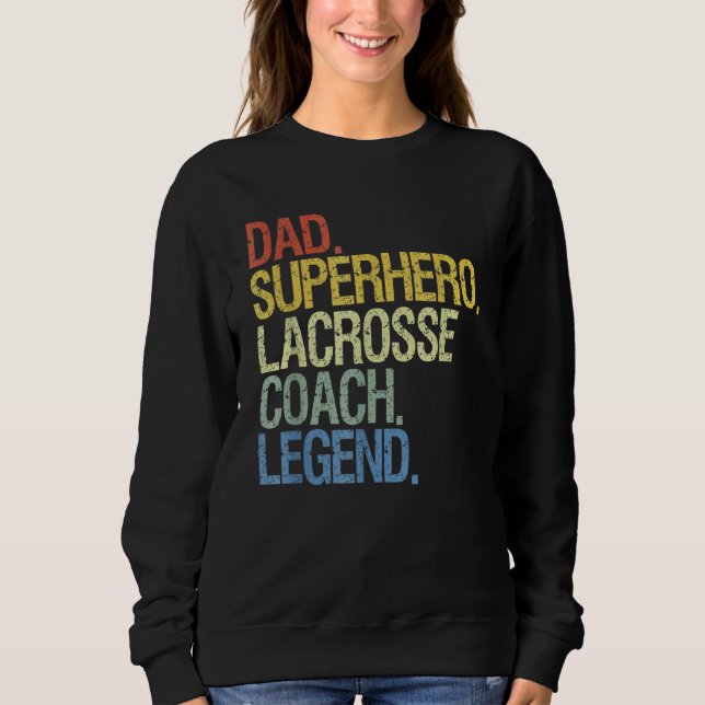 Lacrosse Coach Sweatshirt (Vorderseite)