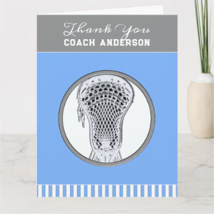 Lacrosse Coach Vielen Dank Karte