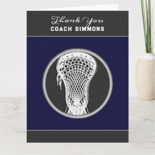 Lacrosse Coach Vielen Dank Karte