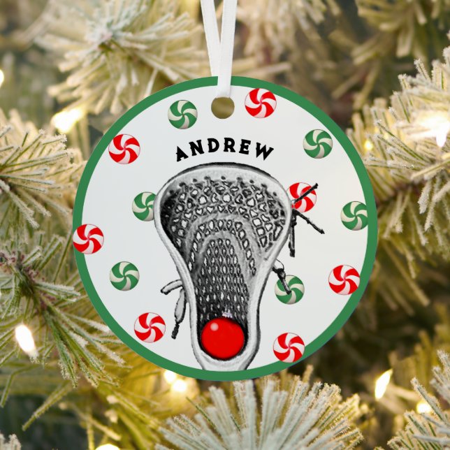 Lacrosse Collectible Ornament Aus Metall (InSitu)