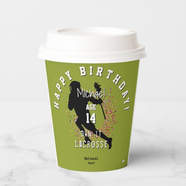 Lacrosse Custom Paper Cups HAMbyWG Pappbecher (Vorderseite)