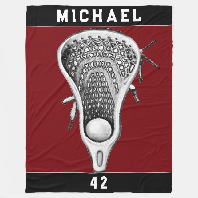 Lacrosse Decor Fleecedecke (Vorderseite)