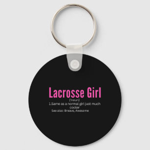 Lacrosse Definition Girl Funny Girl Schlüsselanhänger