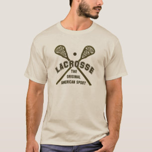 Lacrosse der ursprüngliche amerikanische Sport T-Shirt