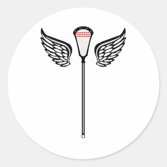 Lacrosse Designs CrosseWings Sticker (Vorderseite)