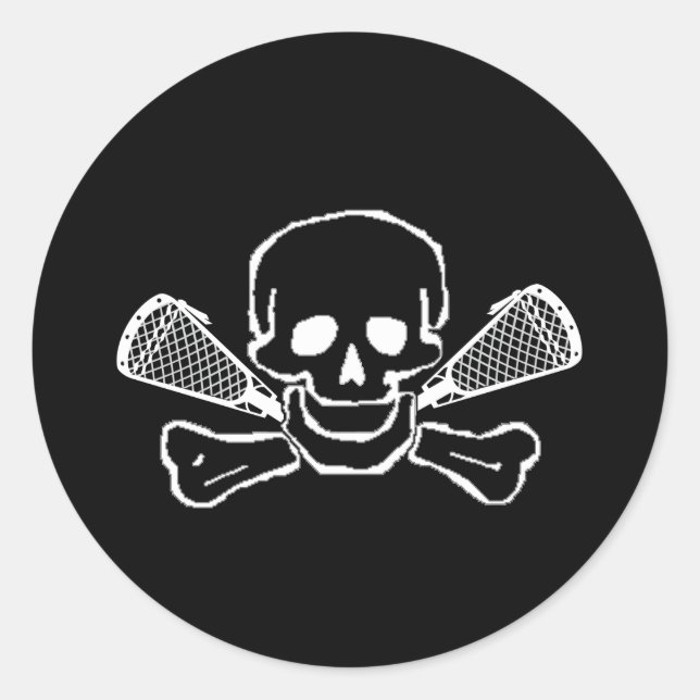 Lacrosse Designs SkullTrans Sticker (Vorderseite)