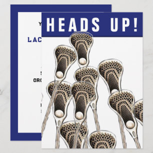 Lacrosse Einladung