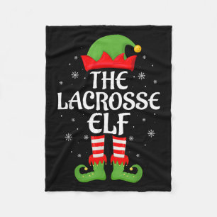 Lacrosse Elf Xmas Familie Matching Elf Squad Chris Fleecedecke