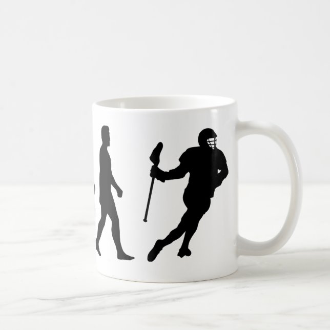 Lacrosse Evolution - Funny Lacrosse Kaffeetasse (Rechts)