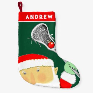 Lacrosse-Feiertagsgeschenke Große Weihnachtsstrump Kleiner Weihnachtsstrumpf