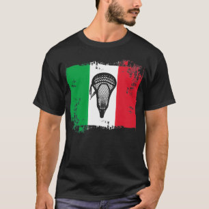 Lacrosse Flag mit Stickhead Italien Classic TShirt