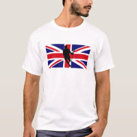 Lacrosse-Flagge IRock Großbritannien T - Shirt