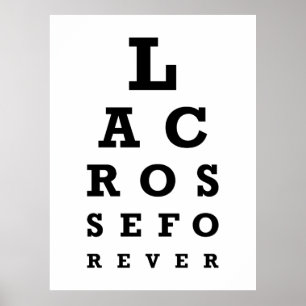 Lacrosse Forever Print - Groß Poster