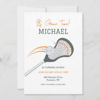 Lacrosse Game Einladung