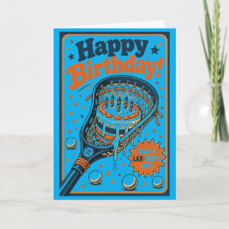 Lacrosse Geburtstag Lustiger Lax Humor Sport Karte