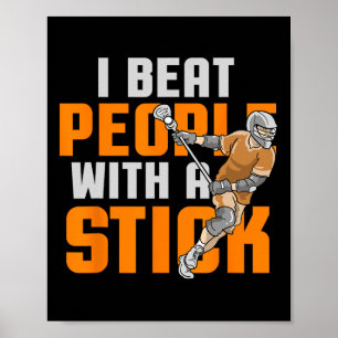 Lacrosse-Geschenke für Jungs-Lax-Lacrosse-Player-S Poster